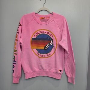 Aviator Nation Pink Sweatshirt